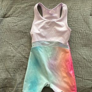 Girls Pastel Gymnastics Biketard size S(6/6x)